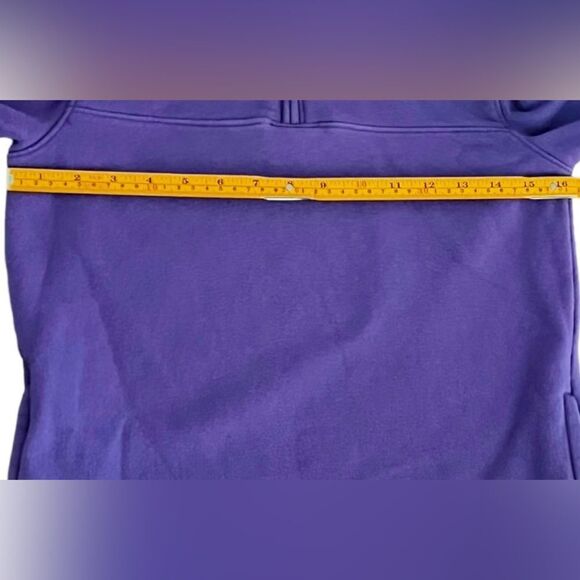 Lands’ End Kids Purple Half Zip Pullover Sweatshirt. Youth Medium. 10-12. 10. 12 - Picture 2 of 5
